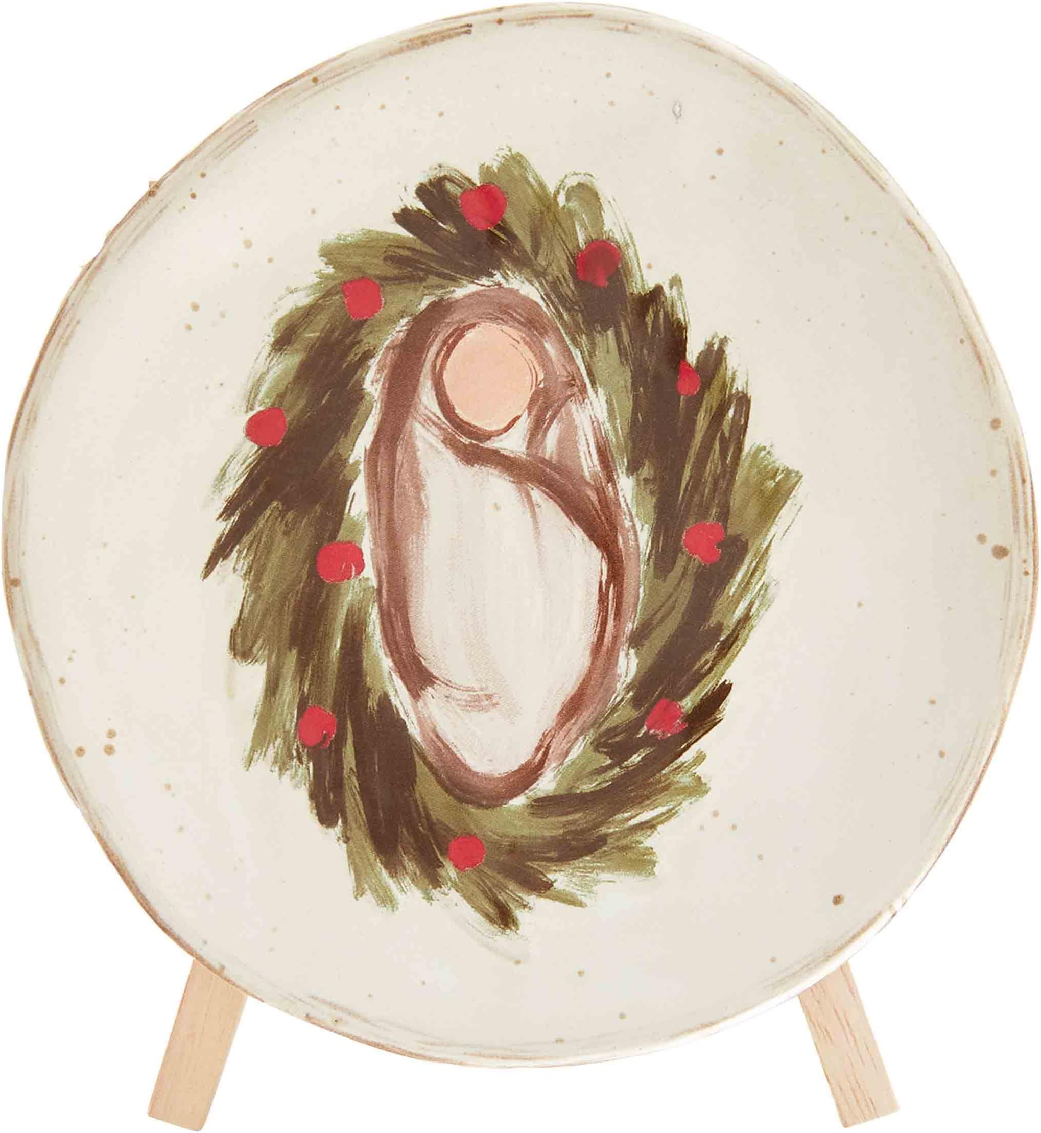 Mud Pie Truck Farmhouse Dipping Dishes - Set Of 3, 4 Inch Diameter, Hand-Painted Stoneware - View #3