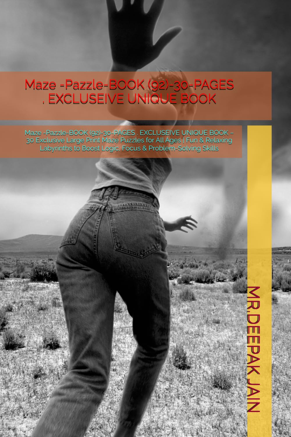 Maze -Pazzle-BOOK (92)-30-PAGES . EXCLUSEIVE UNIQUE BOOK: Maze -Pazzle-BOOK (92)-30-PAGES . EXCLUSEIVE UNIQUE BOOK – 30 Exclusive Large Print Maze ... Boost Logic, Focus & Problem-Solving Skills