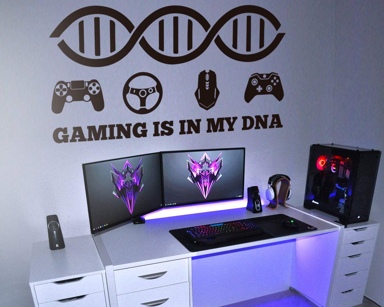 Buy Gaming Room, Gaming Decor, BattleStation, Gamer Setup, Gamer