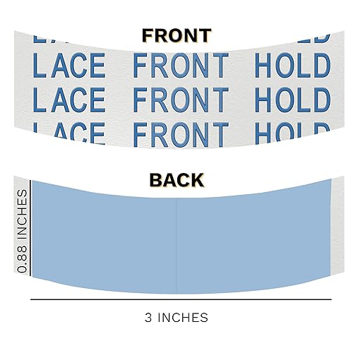 Miniatura 4 de Sunshine Tape - 108 tiras de cabello de doble cara con forro azul de alta calidad, resistente al agua, fabricadas en Estados Unidos por Sunshine
