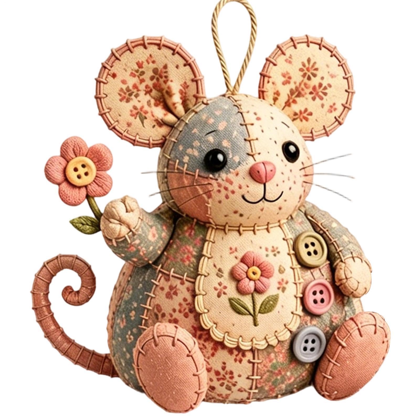 CHAOHAOKE DIY Nähset für Kleine Maus-Ornamente – Bastelset zum Selbermachen