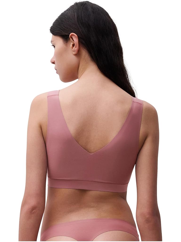 Pink Chantelle Softstretch Padded V-Neck Bra Top