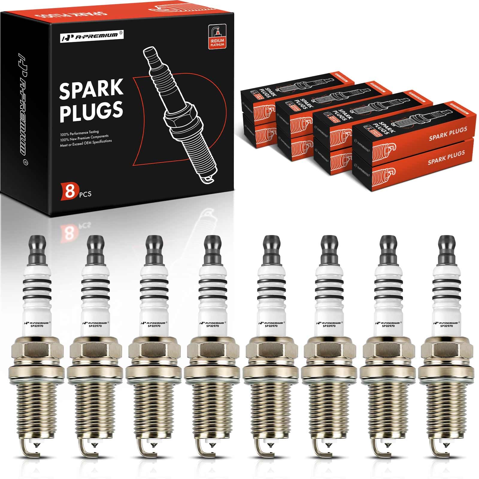 8x Iridium & Platinum Spark Plugs For Toyota Tundra 5.7L 2007-2020