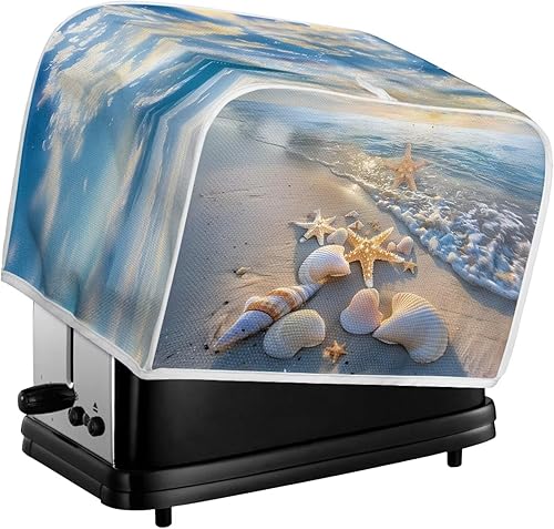 Miniatura 127 de Funda para horno con estampado de galaxia, protector de máquina de pan de cocina, cubierta para tostadora de 2 rebanadas de gato lunar para el Gato