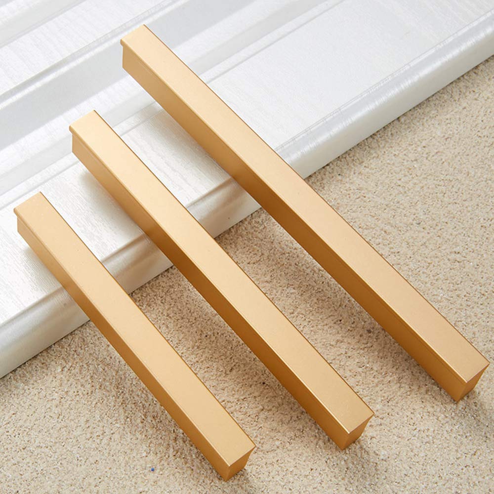 Aluminium Handle Handles Furniture Handles Furniture knob Furniture Handle Cabinet Handle Drawer Handle Kitchen Handle 96 mm Pink-Gold