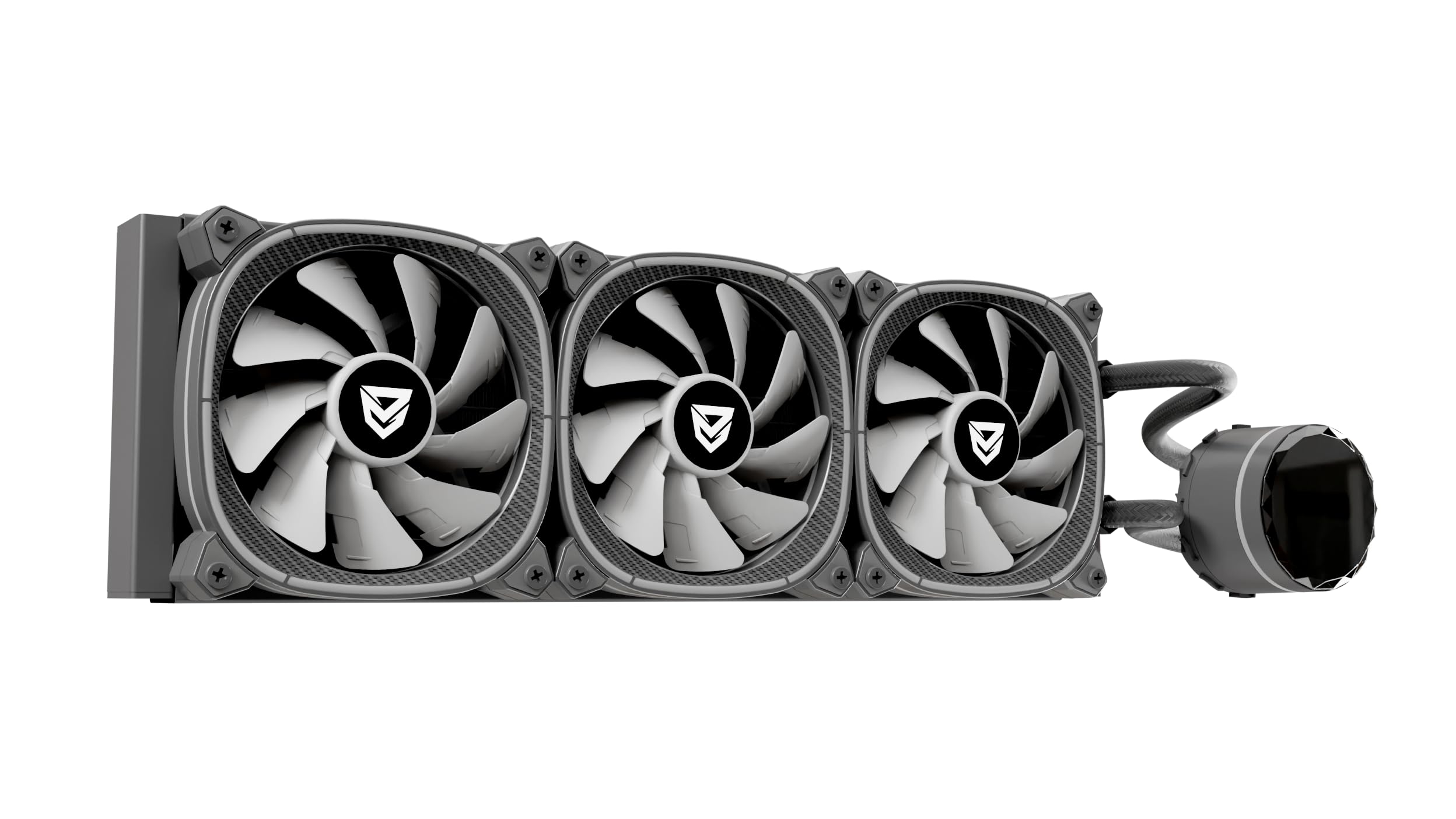 Nfortec Atria X chłodzenie cieczą procesor 360mm ARGB 240W kompatybilny z Intel AMD czarny