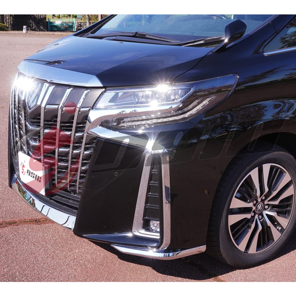 ★アルファード AGH30W 後期 フロントスポイラー メッキガーニッシュ Amazon | アルファード 30系 後期 フロントガーニッシュ 3点セット