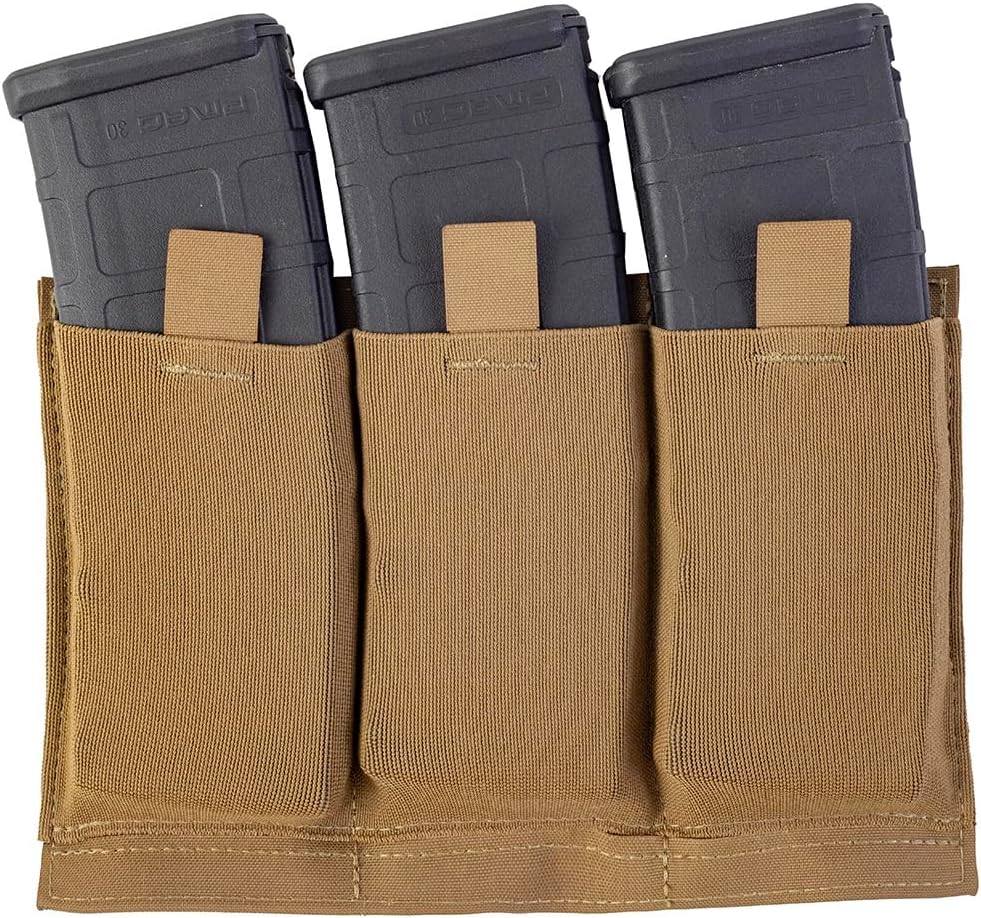 Elastic Triple Rifle 5.56 Magazine Pouch