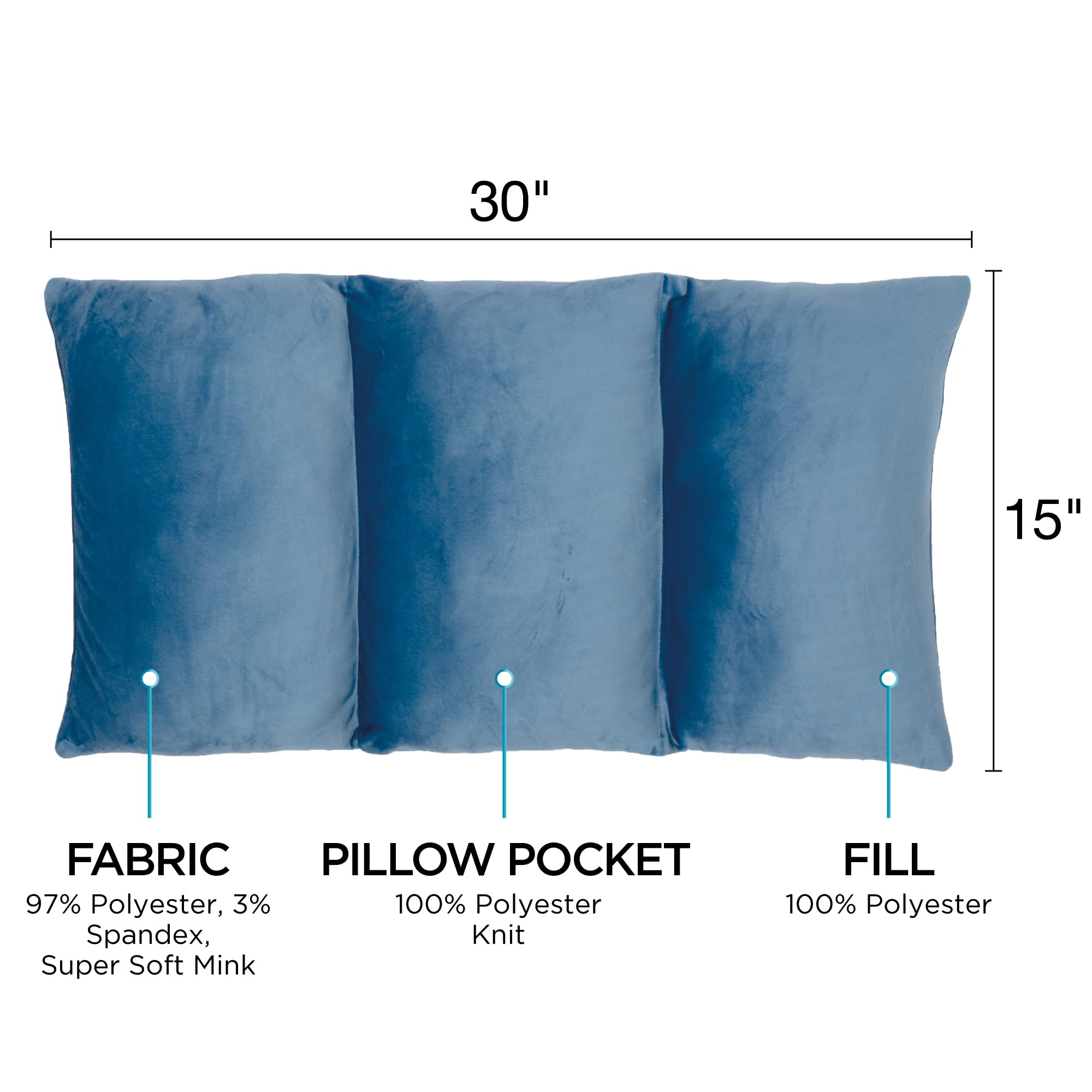 Amazon.com: Brookstone HUG'ZZZ Soft Pillow - Microwaveable Gel