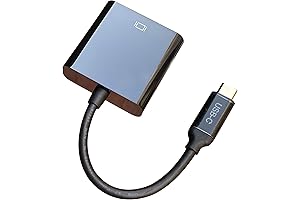 USB C to VGA Adapter [Thunderbolt 3 Compatible] - USB 3.1 Type...