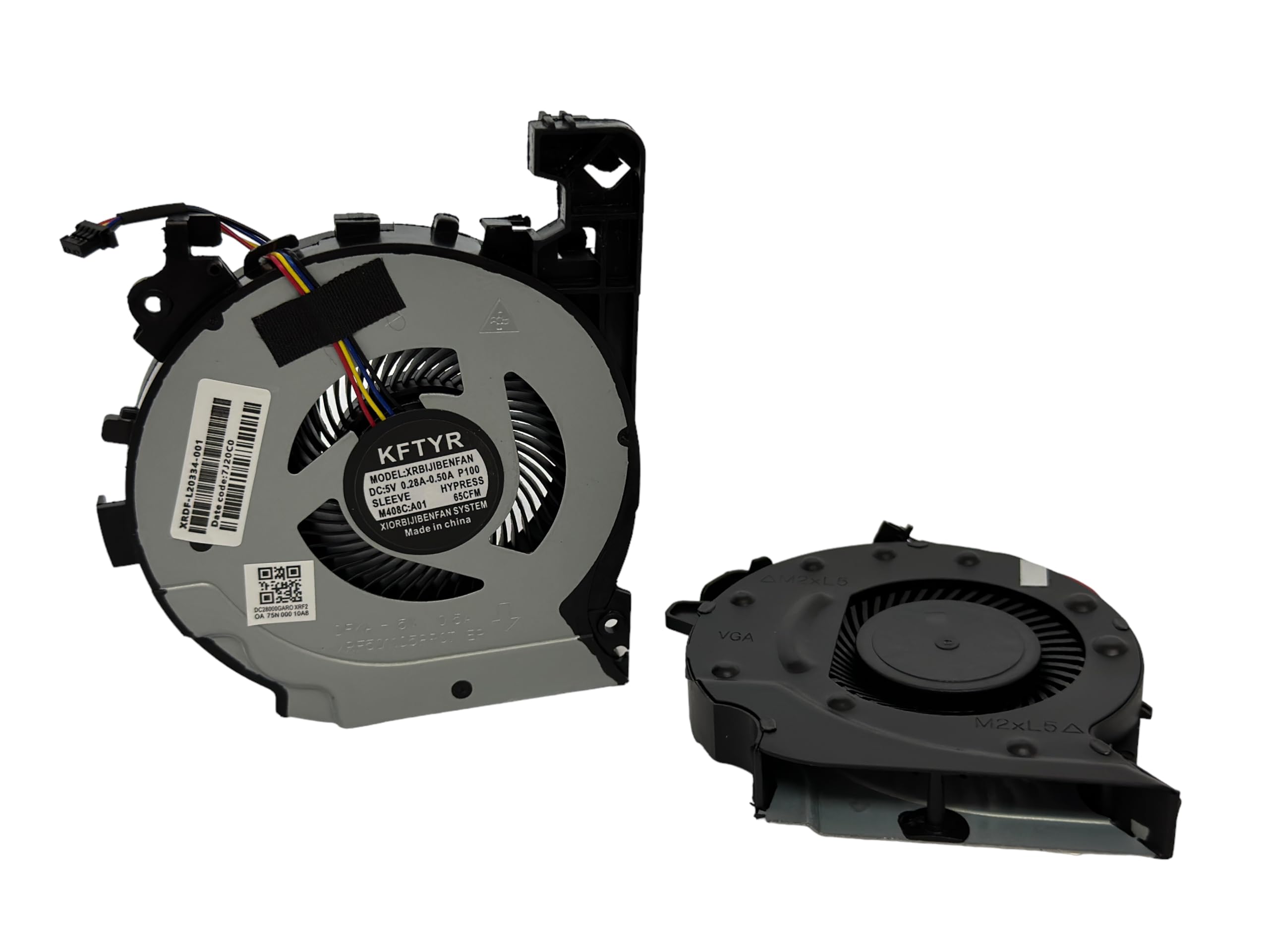 Set di raffreddamento CPU + GPU per HP Pavilion 15-CX, modello L20334-001, L20335-001, DC28000KYF0, DC28000KZF0