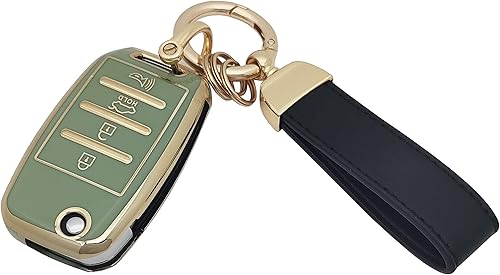 Funda para llavero de TPU para Kia Sorento Sportage Rio Soul Forte Optima Carens Picanto Flip sin llave