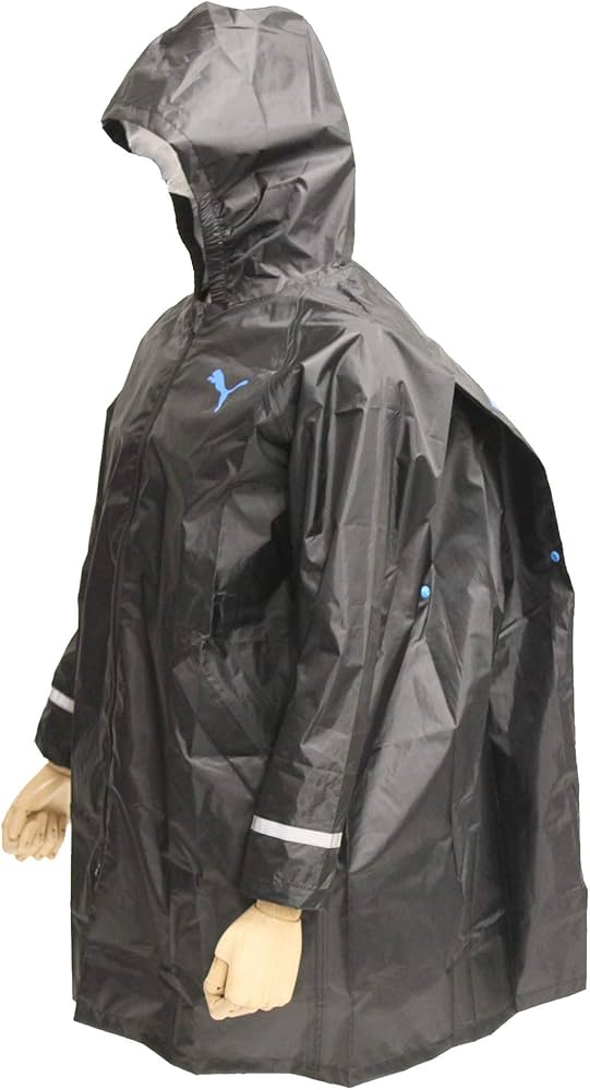 Amazon.co.jp: PUMA(プーマ) レインコート ブラック バックロゴ