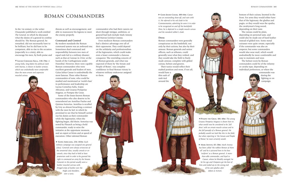 Illustrated Encyclopedia of the Uniforms of the Roman World: A Detailed Study of the Armies of Rome and Their Enemies, Including the Etruscans, Sam: A ... Persians and Turks (Military Uniforms)