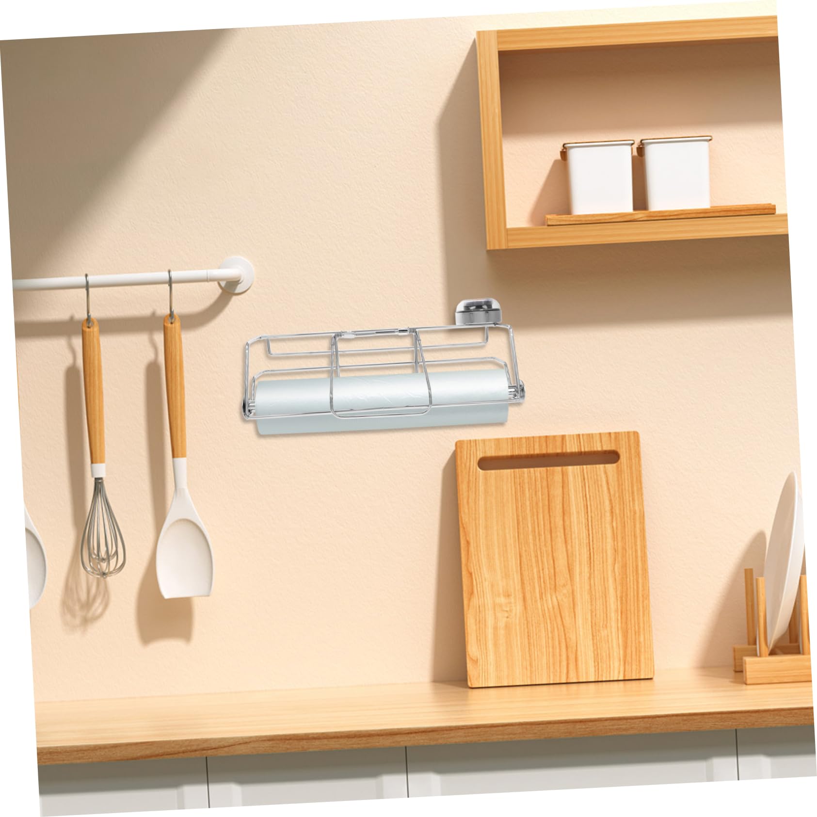 Ciieeo Soporte Para Dispensador De Bolsas Almacenamiento De Compras Colgante Acero Inoxidable