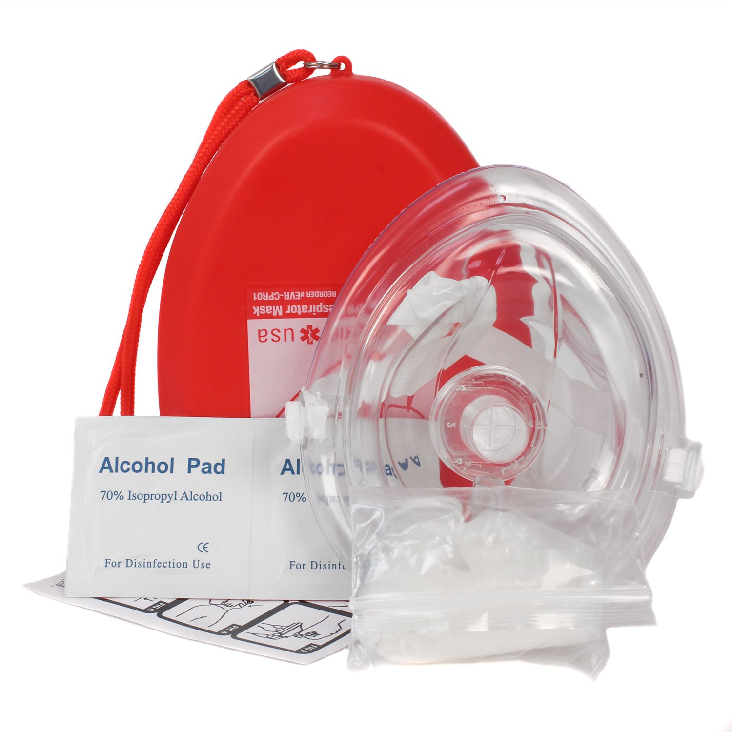 Flаѕh Dеаlѕ - 60% оƒƒ Ever Ready First Aid CPR Rescue Mask, Adult/Child Pocket Resuscitator, Hard Case with Wrist Strap, Gloves and Wipes Flаѕh Dеаlѕ - 60% оƒƒ Ever Ready First Aid CPR Rescue Mask, Adult/Child Pocket Resuscitator, Hard Case with Wrist Strap, Gloves and Wipes