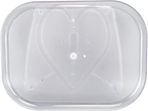 360 Degree Rotating Tray for Refrigerator, Neat and Orderly Storage Fridge Turntable, Anti Slip Organizer for Kitchen, Pantry, Cabinet L