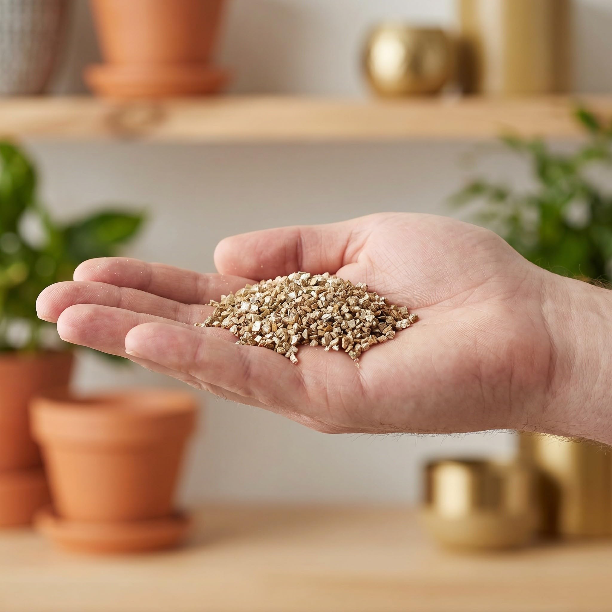 Kisangel 2 Bolsas de vermiculita - 1-3 mm, 800 g. Vermiculita Natural para la germinación de Semillas y Semillas de hortalizas. Suministros de jardinería para propagación, aireación del Suelo y