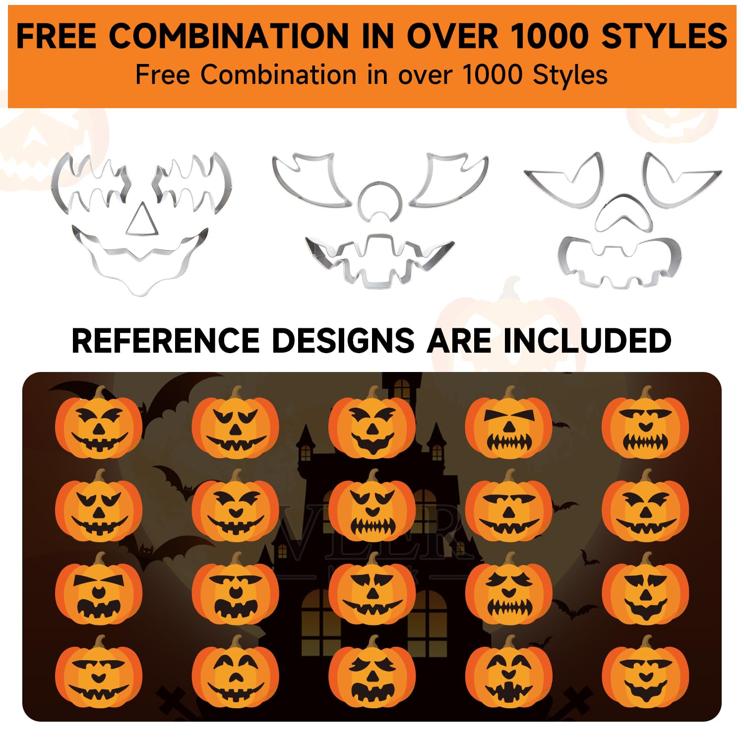 Shuttle Art Kit per intaglio zucca 29 pezzi acciaio inox per Halloween