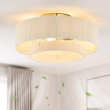 20 Boho Caged Fandelier Ceiling Fan with Light and Remote Control