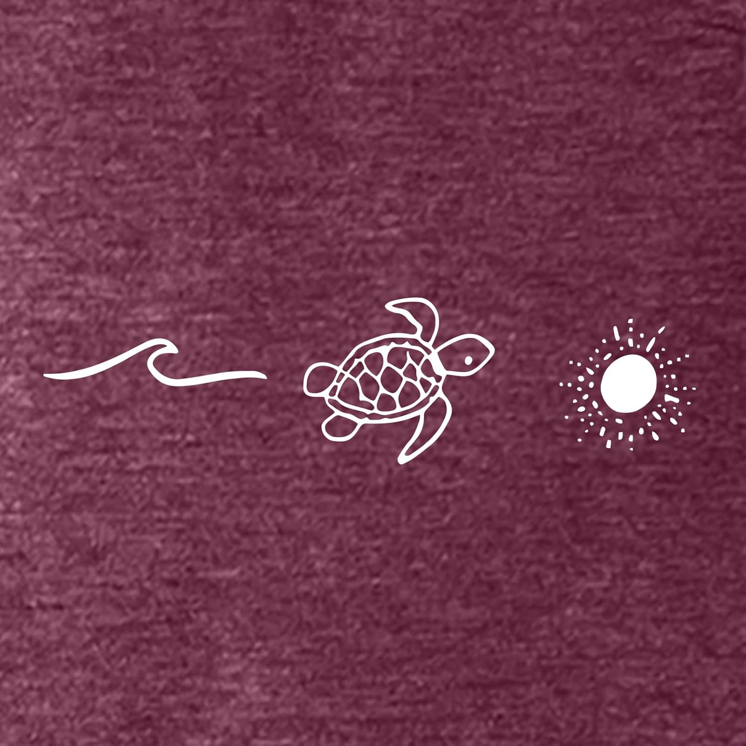 YITAN Women Beach Graphic Sea Tturtle T-Shirt V-Neck Cap Sleeve Tops - Image 4