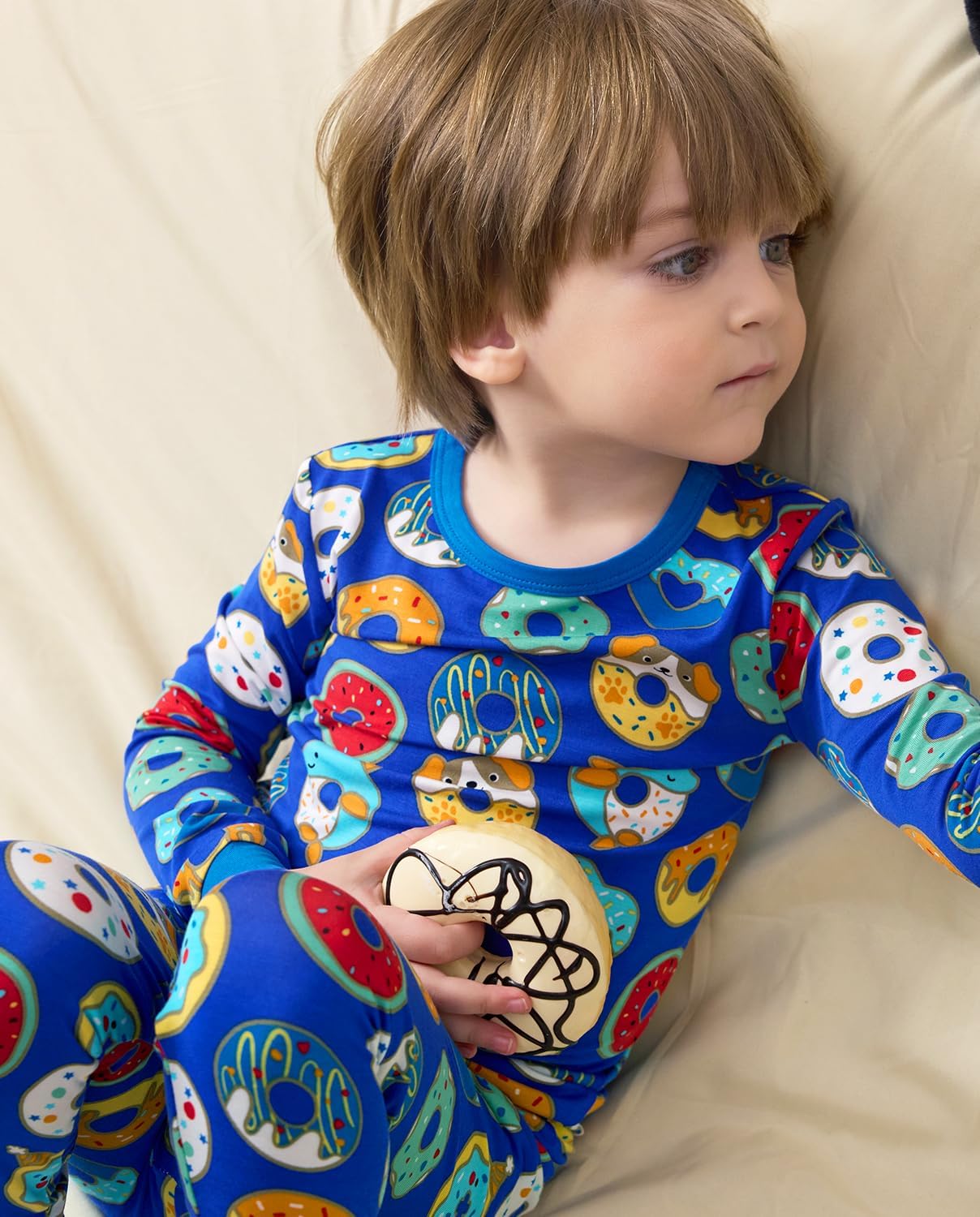 Bamboo Viscose Toddler Pajamas Boys Girls Baby 12M-8Y Pjs Sets Kids Snug fit 2pcs Long-Sleeve Sleepwear - Image 7