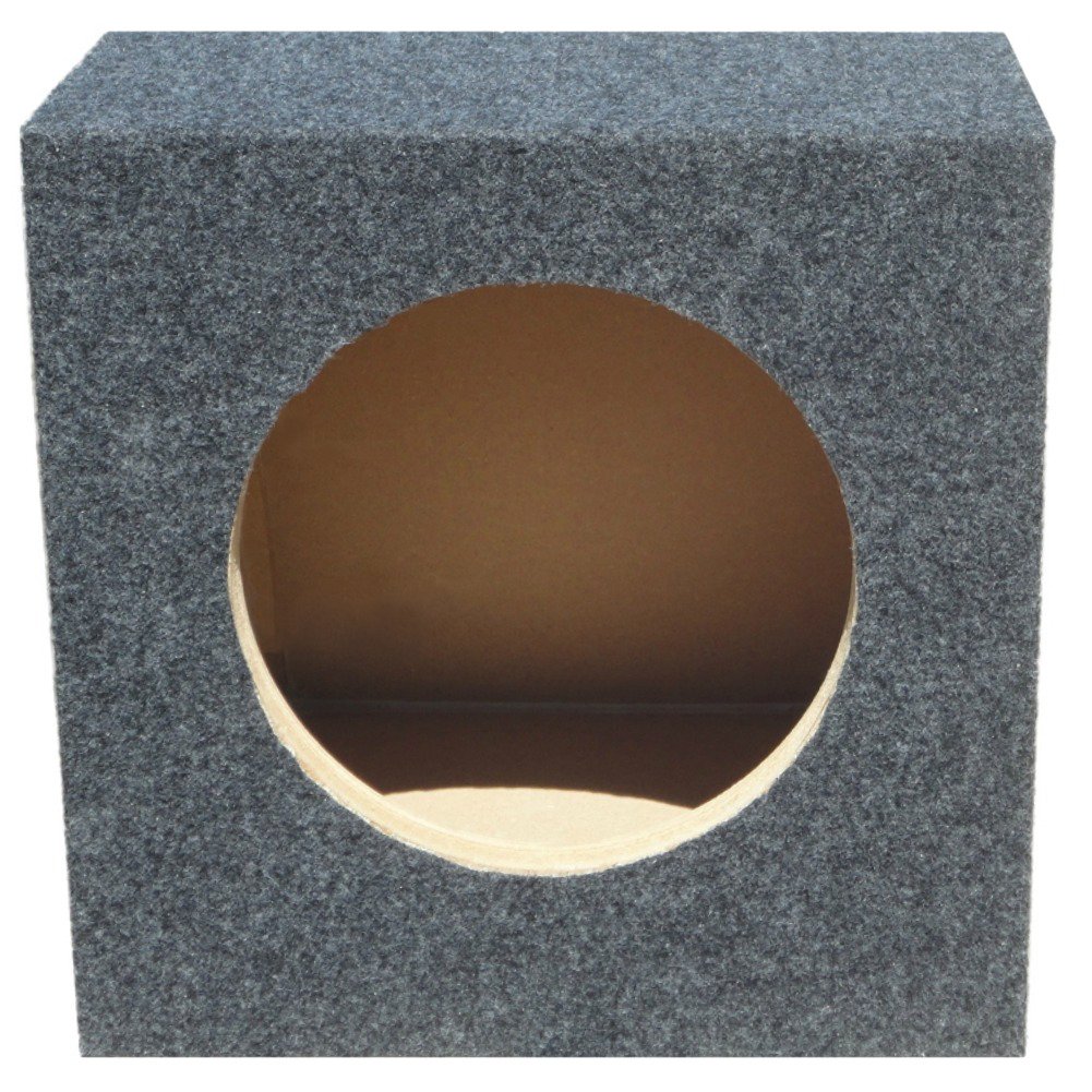 Box Caja VACÍA por Sub SUBWOOFER DE 20,00 CM 200 MM 8" DE Forma Trapezoidal DE 8 litros EN SUSPENSIÓN PNEUMÁTICA (Caja SELLADA)