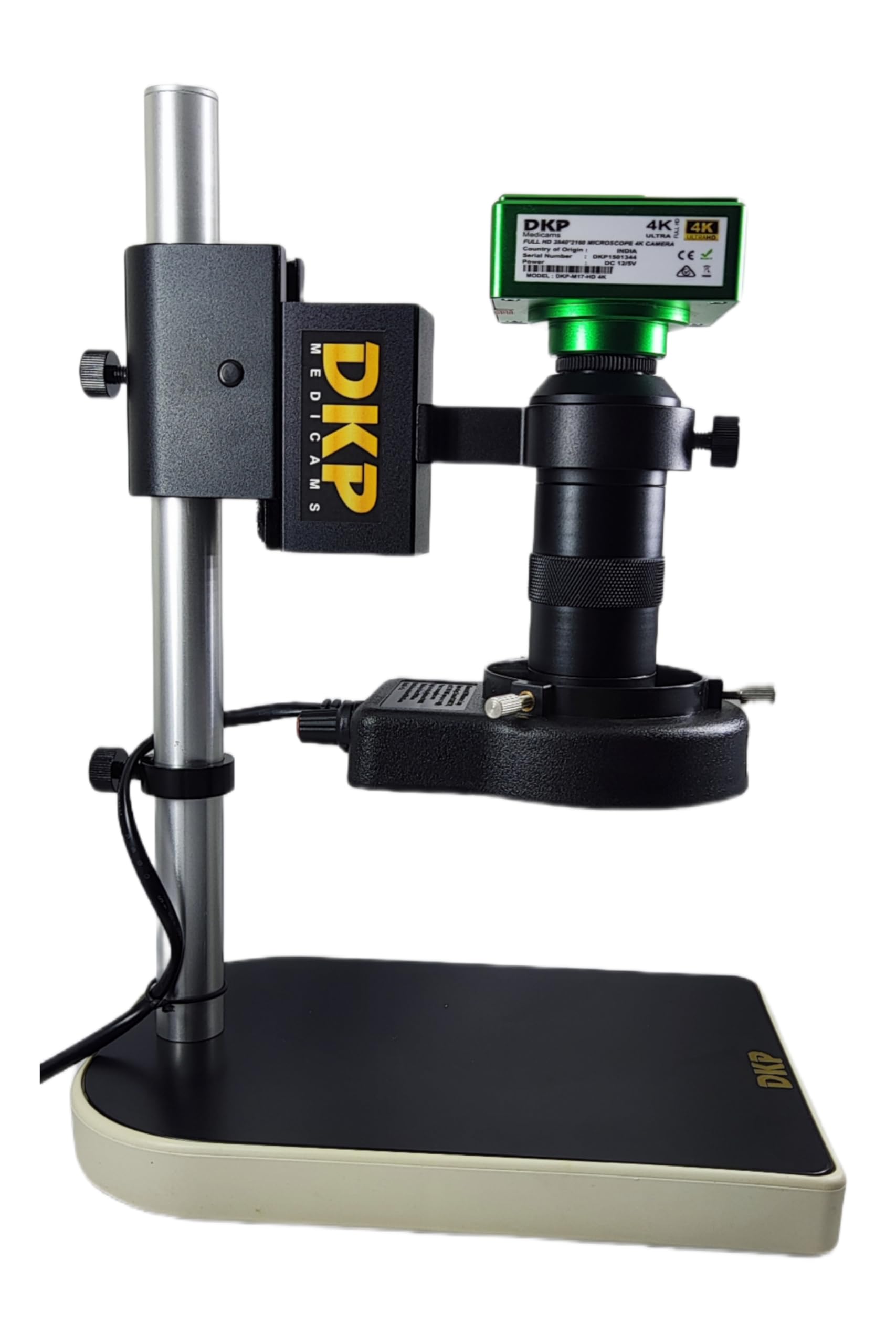 DKP Medicams Microscope 4K HDMI/USB Industrial Microscope Camera 4K 60FPS 130X C-Mount Lens LED Light for Repair Soldering Chip-picture-17