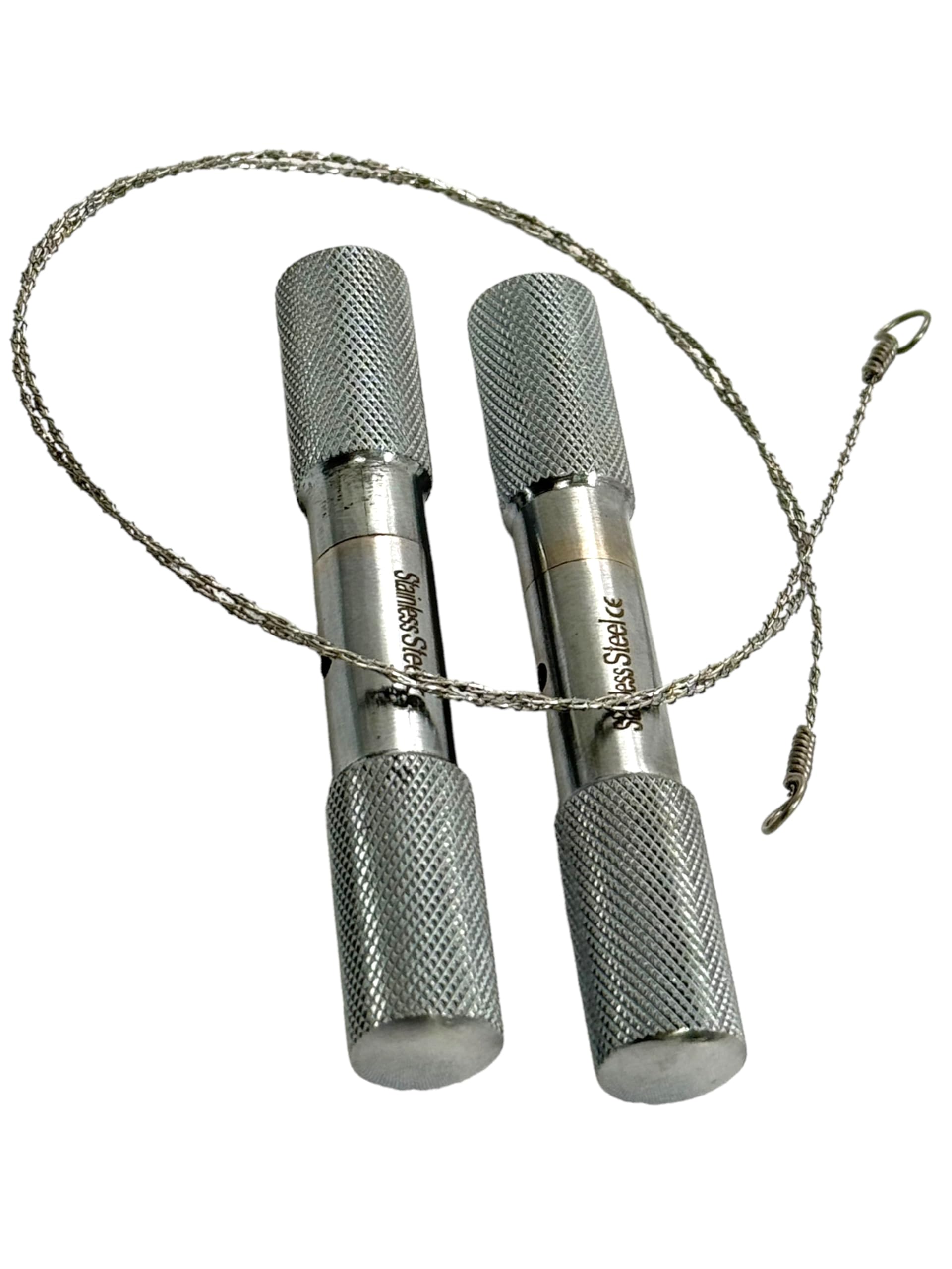 OB Dehorning Handles Kit | 2 Handles & 1 Wire Saw 23" | OB Dehorning Handles Kit | Stainless Steel Heavy Duty Saw Set