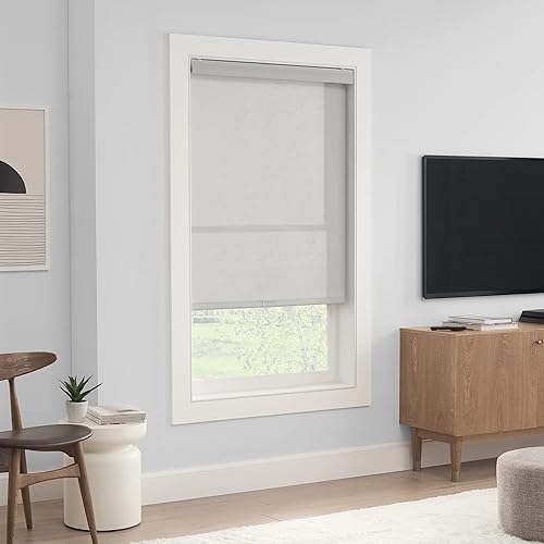 Miniatura 2 de ECLIPSE Solar Modern - Persiana enrollable de privacidad para ventana de privacidad con filtro de luz, inalámbrica, para dormitorio o sala de estar