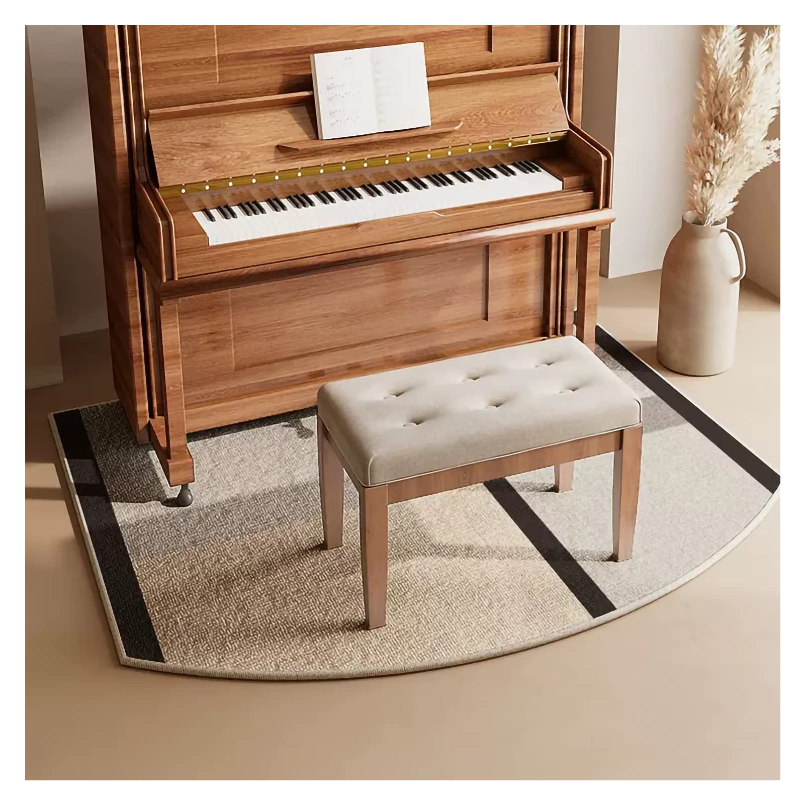 Tapis pour piano droit insonorisant 80x160cm protection acoustique thermique