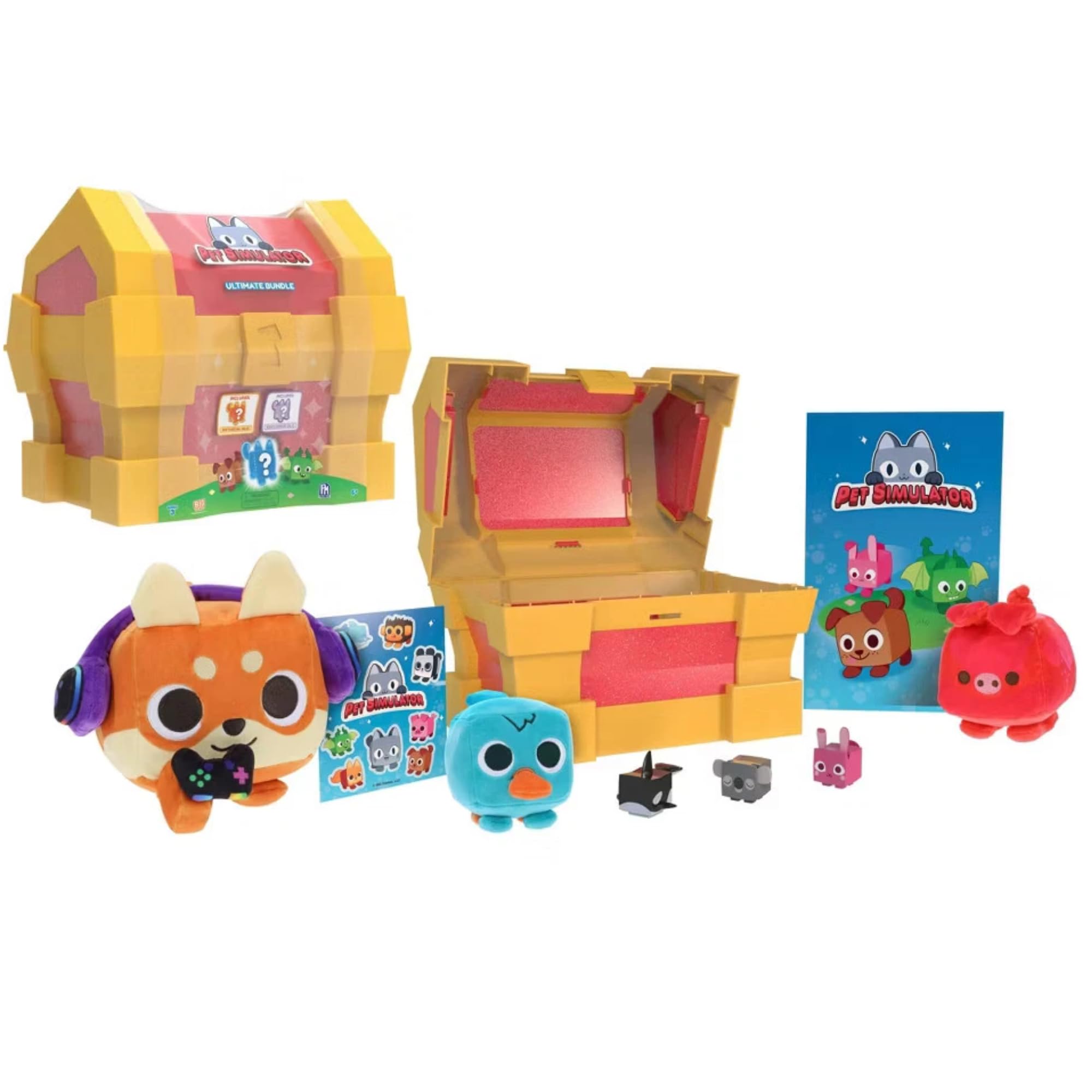 Pet Simulator Roblox Series 1 Limited Edition 6" 15cm Cube Plush - Lucky Blind Box - (Mythical 10 Piece Treasure Chest With Exclusive DLC) โ image 1