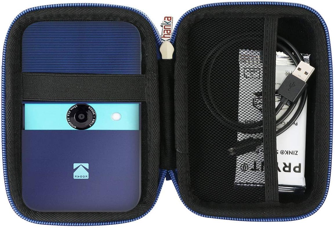 khanka Hard Travel Case Replacement for Kodak Smile Instant Print Digital Camera (Blue)