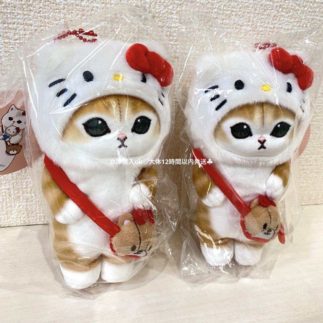 Amazon.co.jp: モフサンド キティ マスコット キーホルダー ぬいぐるみ 