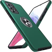 Vista 44 de JAME Funda para teléfono Samsung Galaxy A17/A26 5G con protector de pantalla [2 paquetes] Soporte de anillo Soporte Doble Capa Grado Militar a