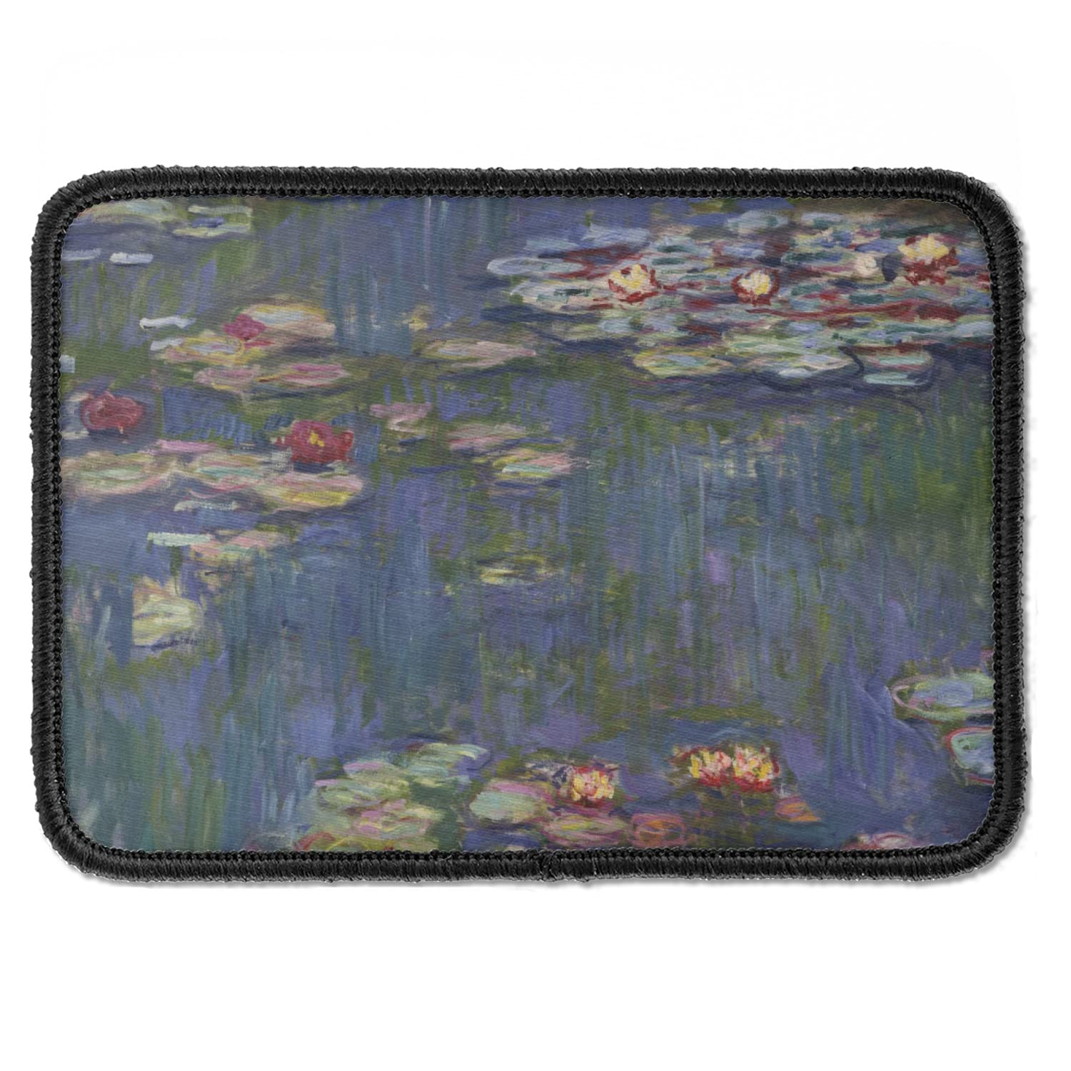 Water Lilies by Claude Monet Iron On Rectangle Patch