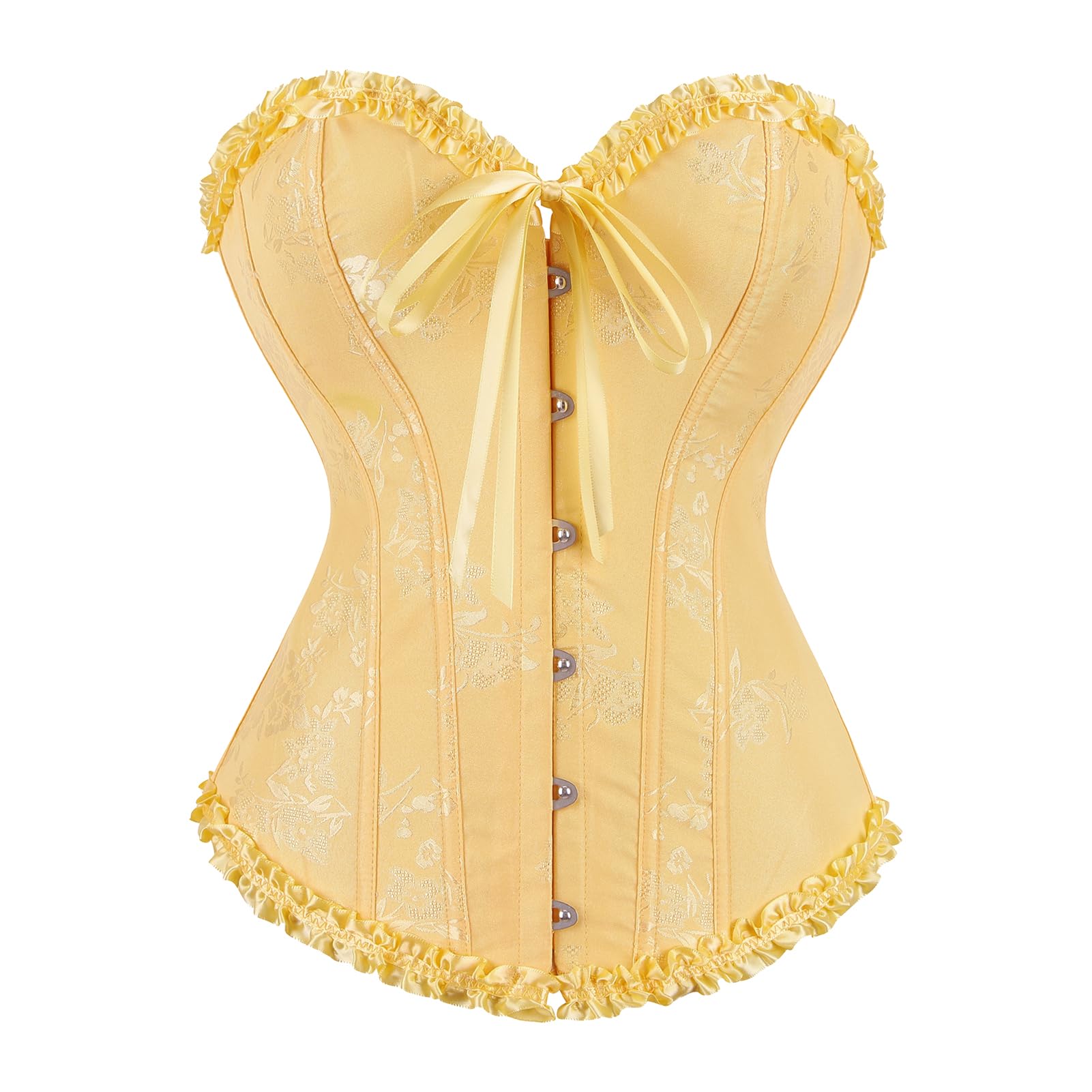 frawirshau Women's Overbust Costume Corset Renaissance Victorian