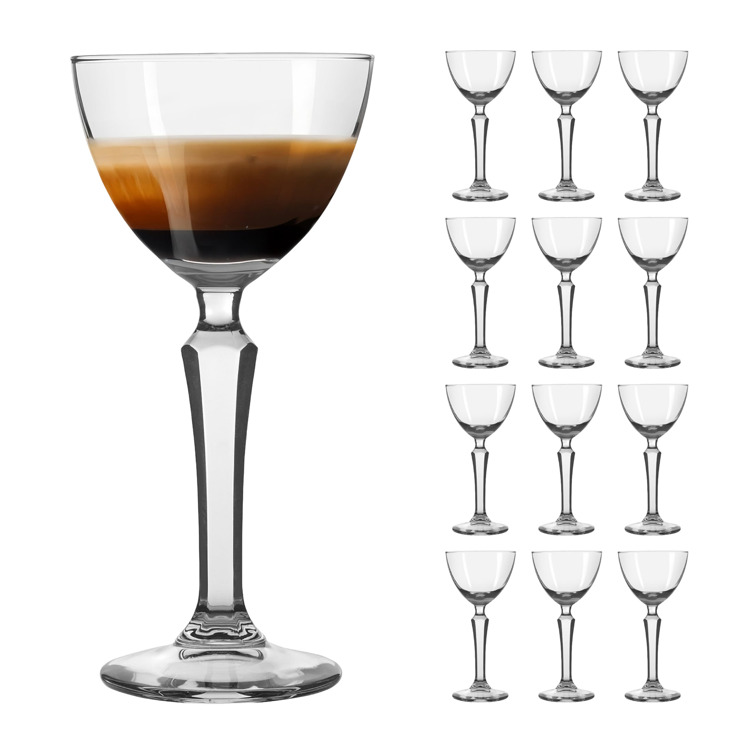LIBBEY 70290 Bicchiere, Nick and Nora "SPEAKEASY", 141 ml, set da 12