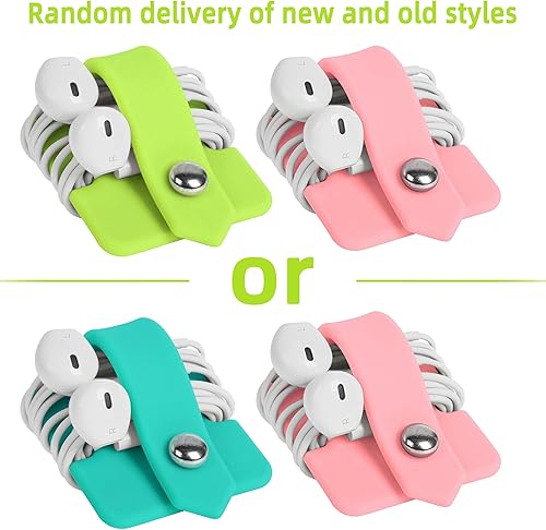 Miniatura 2 de Organizador de cable para auriculares, envoltura de auriculares, gestor de cable de auriculares, carrete