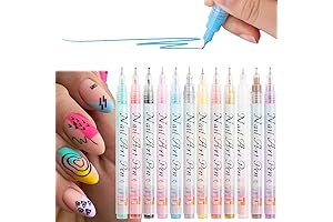 Máquina para Diseño de Uñas: Nail Art Graffiti Pen Set, Colección Profesional...