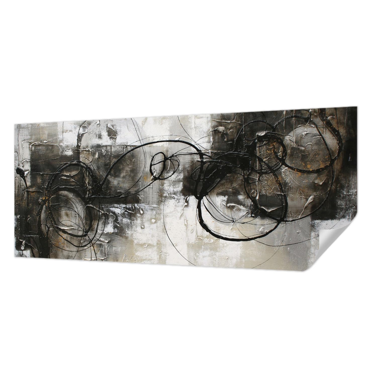 Décor mural adhésif 250x104 cm résistant aux taches pour chambre