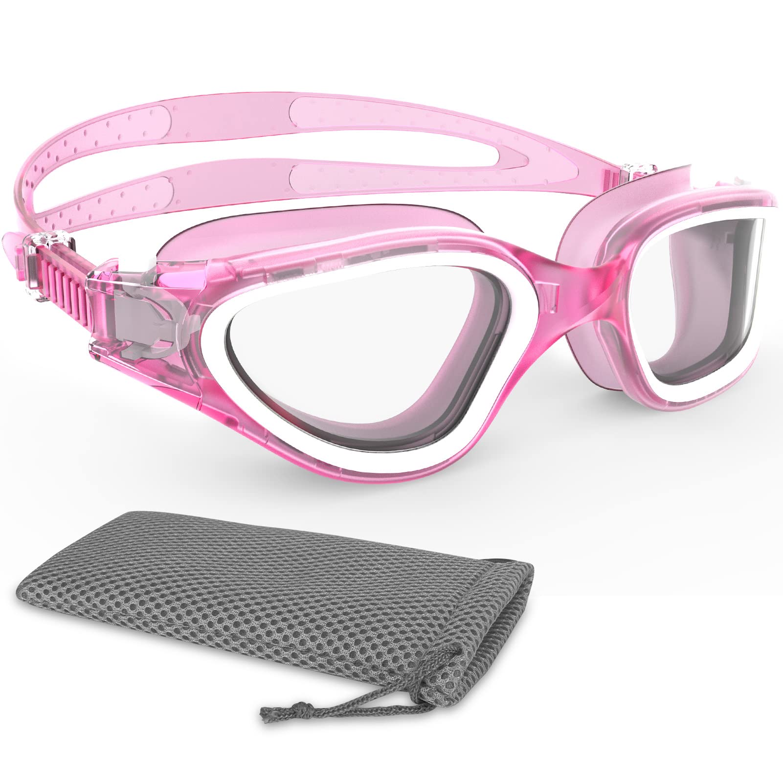 Winline Gafas de natación Antiniebla Protección UV Anti Leak visión Clara, Gafas natación polarizadas/sin-polarizadas para Hombres Mujeres Adultos y Adolescentes