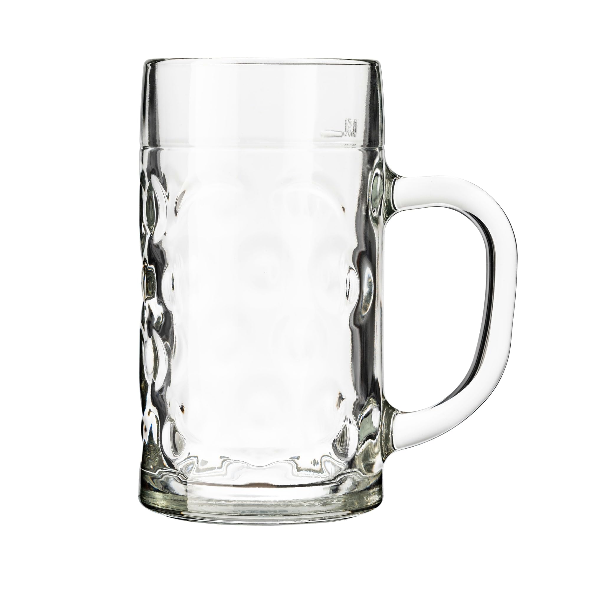 Oktoberfest Glass Beer Mug by Libbey – 22 Ounces, Glass, Clear, Pack of 12, Model 1009318