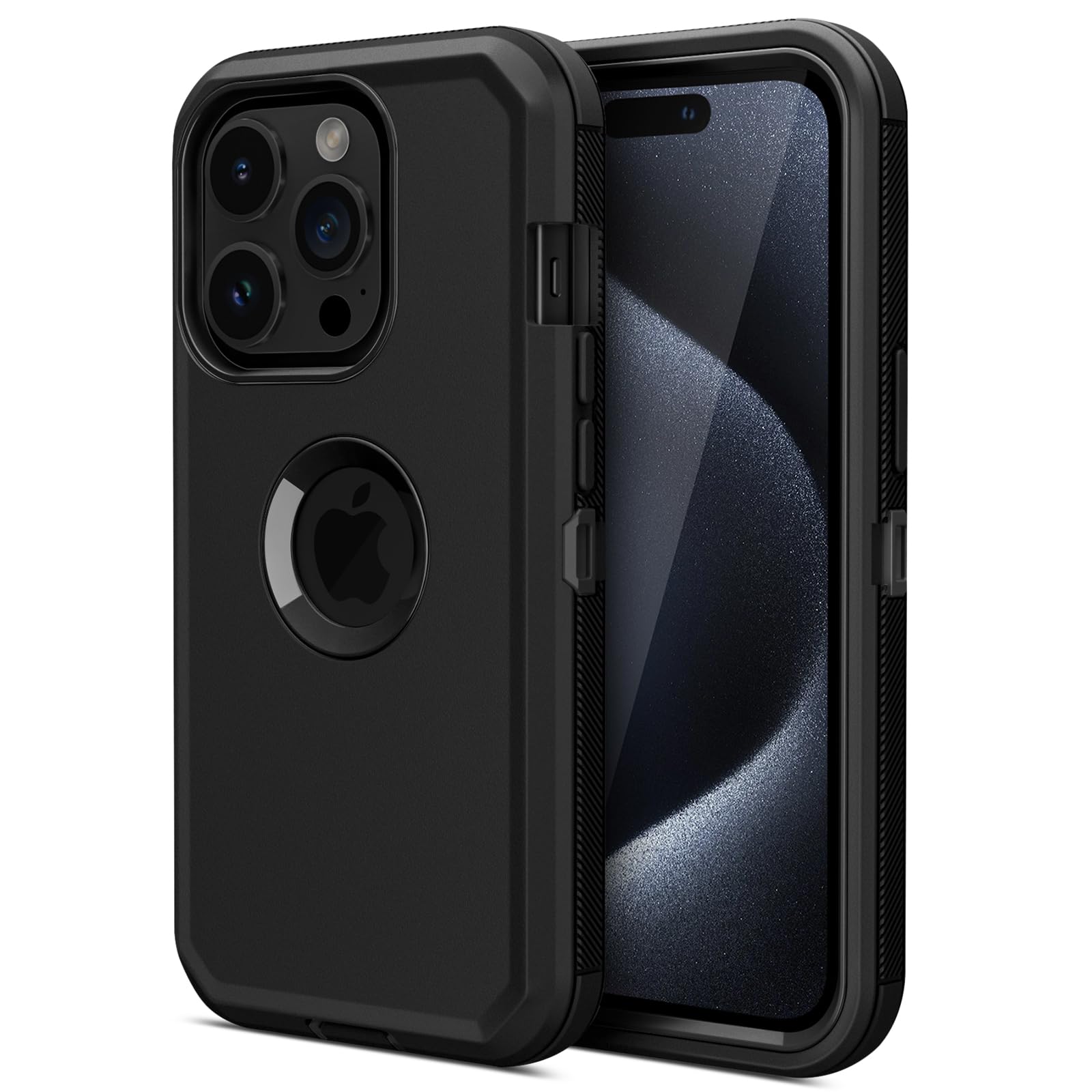 Amazon.com: Jiunai for iPhone 15 Pro Max Case Heavy Duty Drop