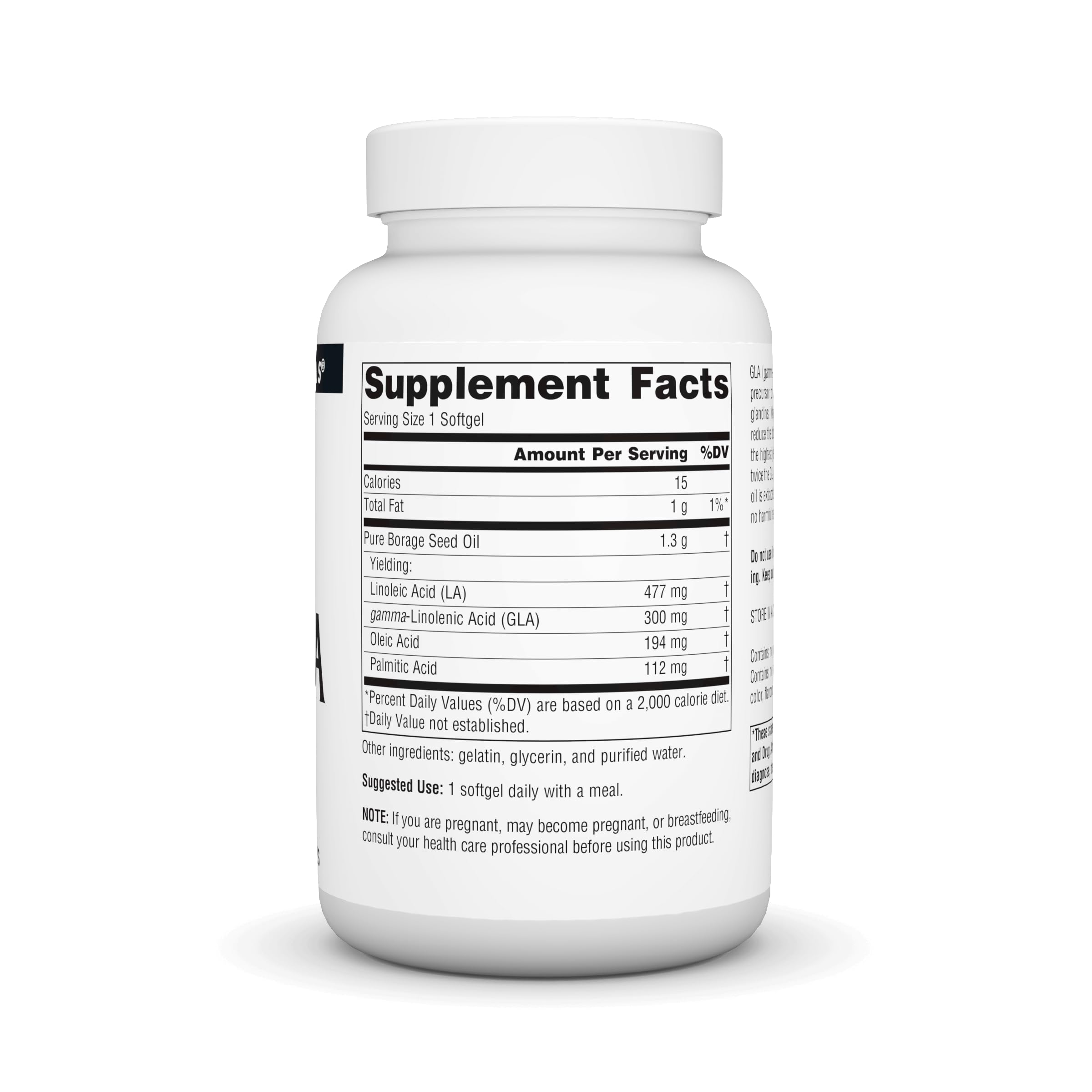 Source Naturals Mega-GLA 300, Borage Seed Oil - 60 Softgels — Amazon image 2