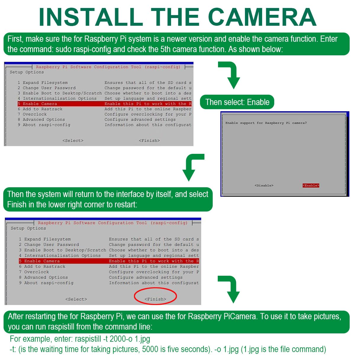 do Raspberry Pi Camera Module Kit, CSI Mini Camera Video Module 1080P 5MP Webcam Support OV5647 z Clear Stand, dla Raspberry Pi Model A/B/B+, Pi 2 i Raspberry Pi 3, Pi Zero/Zero W