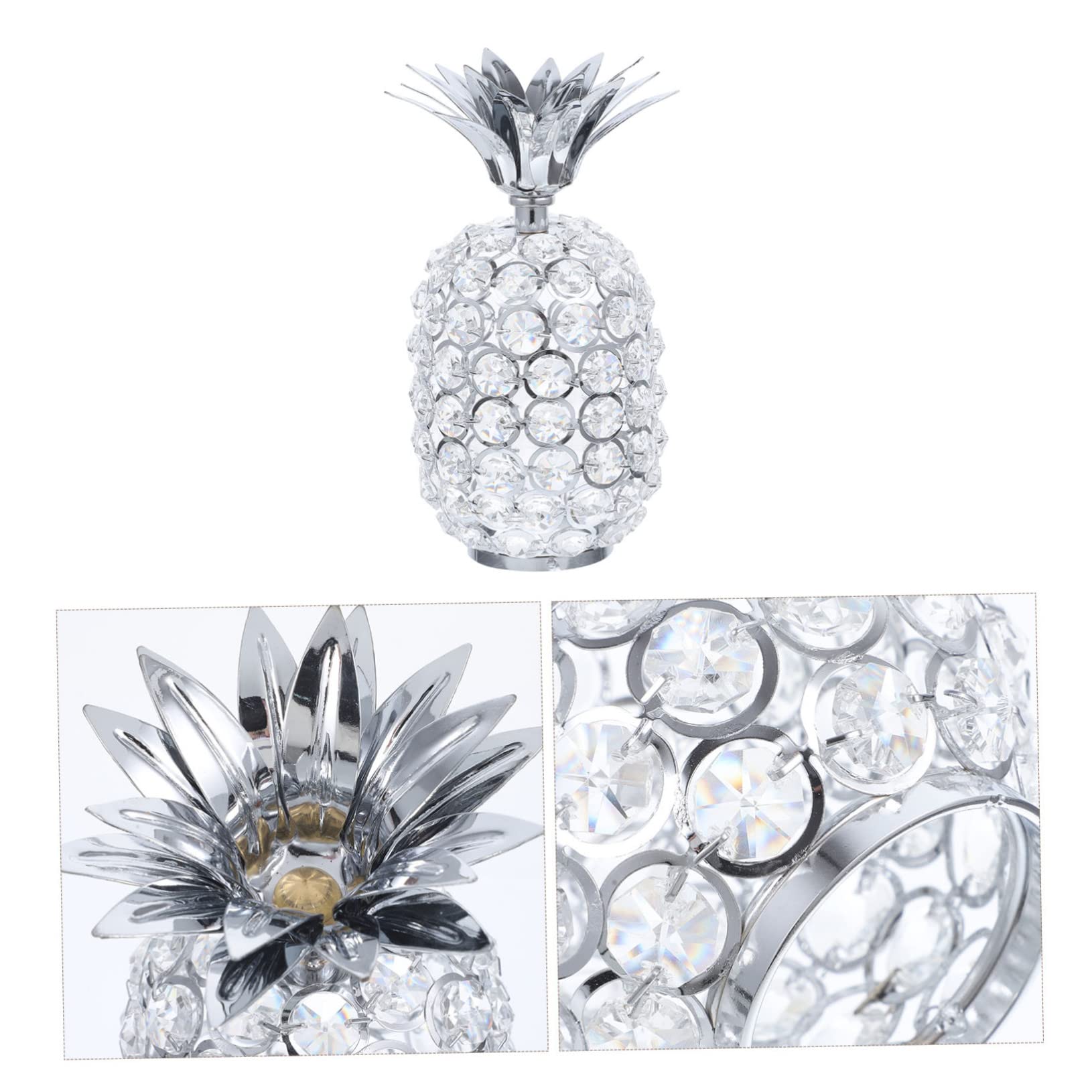 Artibetter Kristall Ananas Figurine Mit Goldfarbene Produktbild-Vorschau 9