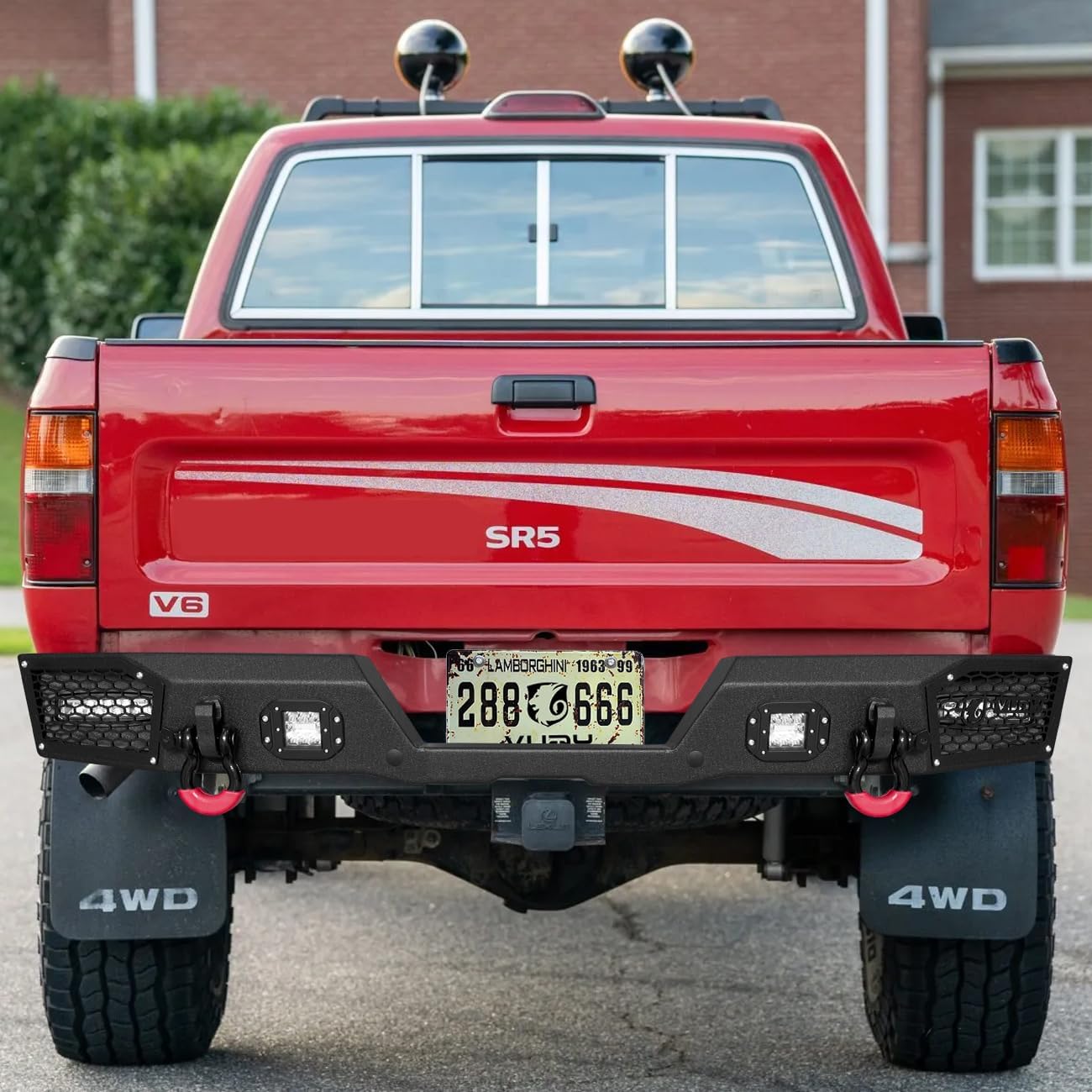 Vijay Rear Bumper Fits 1989-1995 Pickup with Lights and D-rings