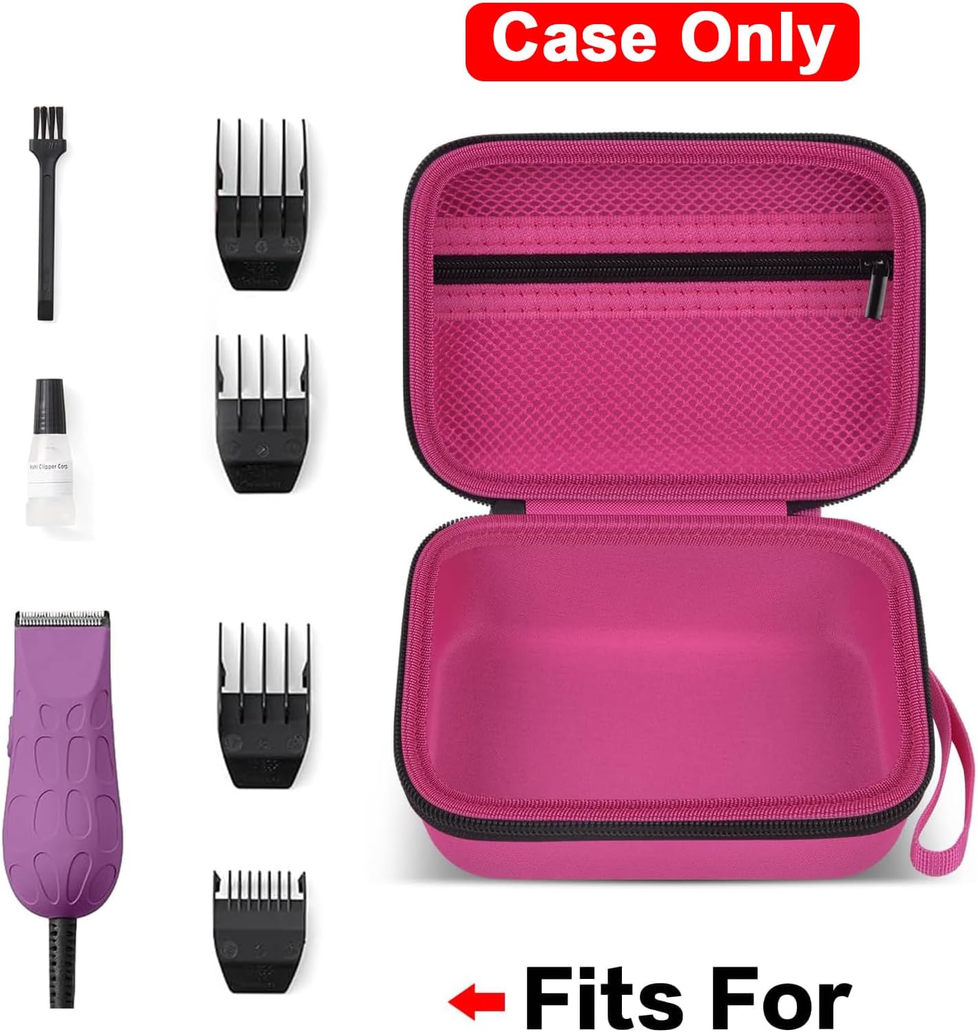 Clipper Case for Wahl Peanut Trimmer for Man Grooming Tool, Purple image 2