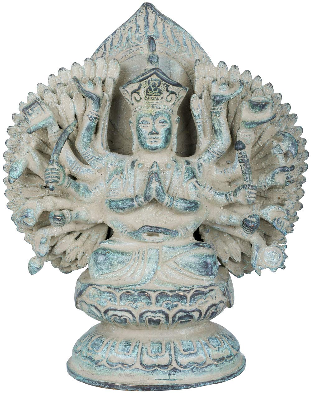 Statue Devi Chandi en laiton pour sublimer une décoration intérieure vide